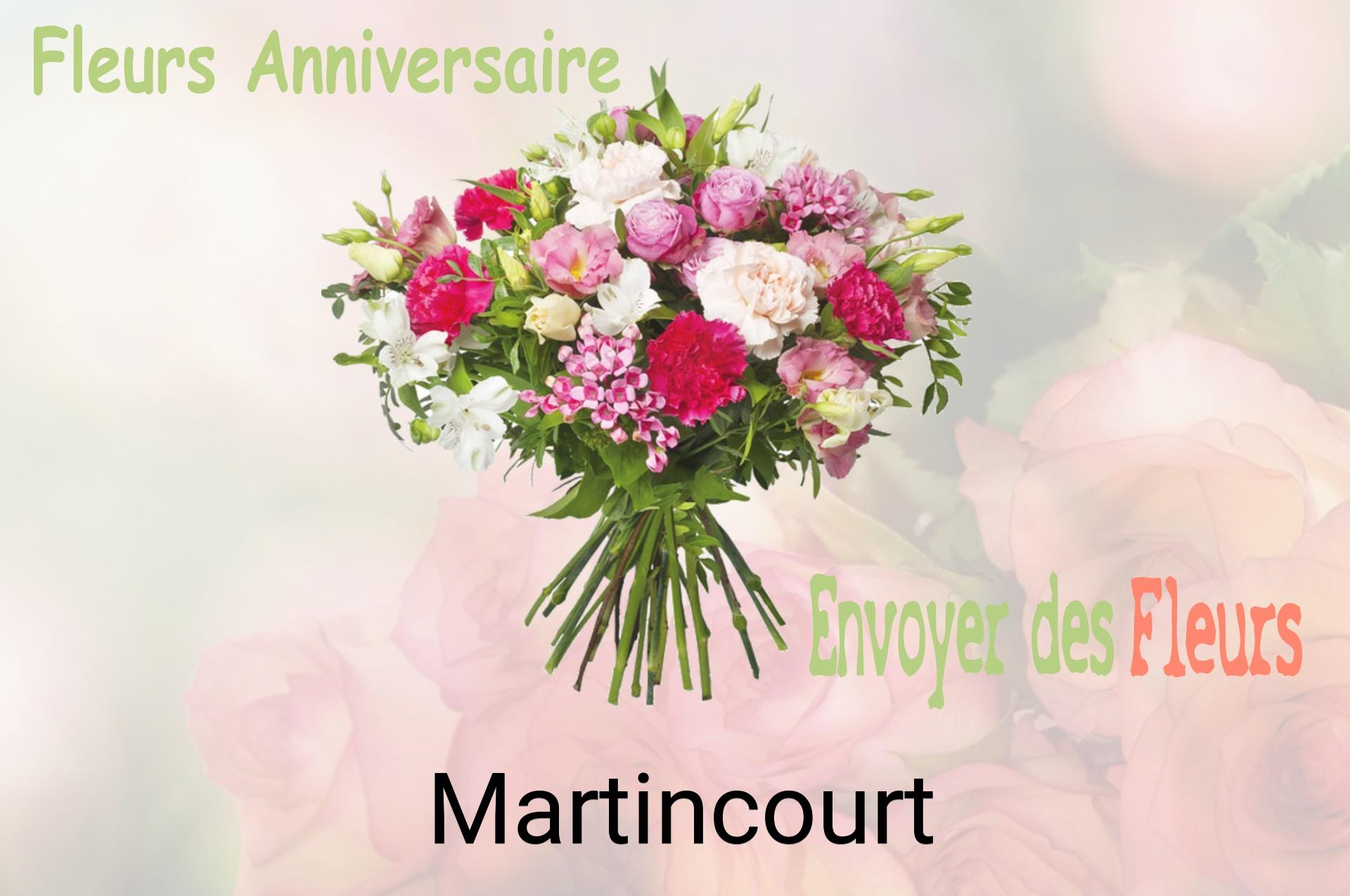 Bouquet de fleurs d’anniversaire livré à Martincourt