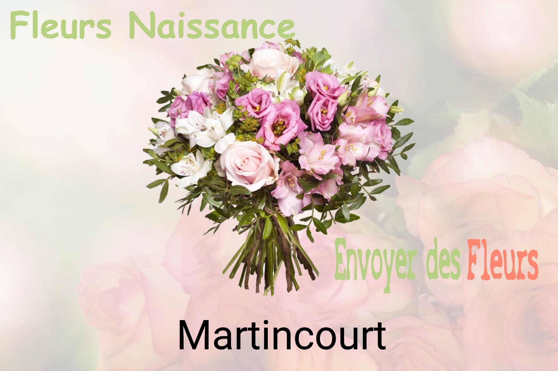Bouquet de fleurs de naissance livré à Martincourt